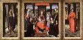 Le Donne Triptyque 1475 hollandais Hans Memling